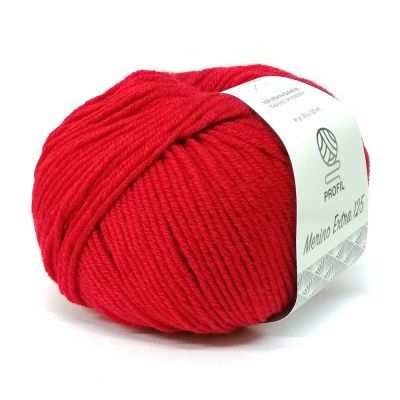 Merino 125 ( 246 красный) 100% меринос экстрафайн 50 г/125 м